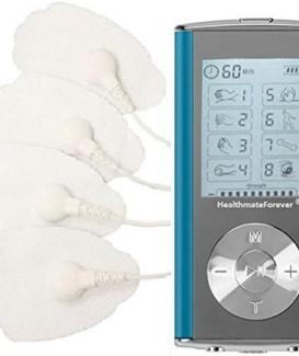 SKYCABLE TENS Unit 8 Modes Professional Digital Palm Device Best Pain Relief Machine Devices for Lower Back Lumbar Muscle Pain. HealthmateForever HM8GL Silver