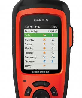 SKYCABLE Garmin 010-01735-10 inReach Explorer+, Handheld Satellite Communicator with Topo Maps and GPS Navigation